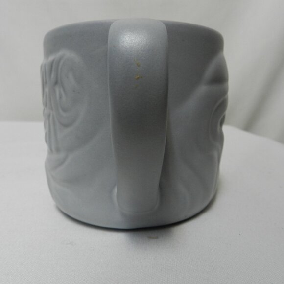 Starbucks 2016 Siren Mug Since '71 Logo Gray Matte Raised Mermaid micro dish - Picture 6 of 9